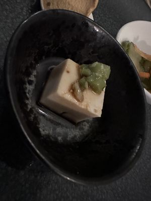 Sesame tofu  at Men Impossible in Amsterdam