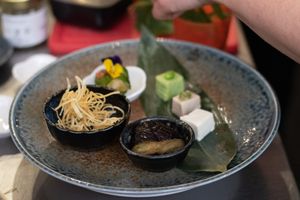 Cold appetizer plate
 at Men Impossible in Amsterdam