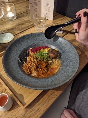 Amaze ramen (red/white) at Men Impossible in Amsterdam