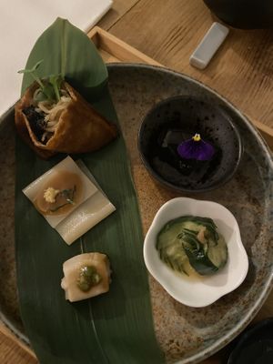 Cold starters: tasty  at Men Impossible in Amsterdam