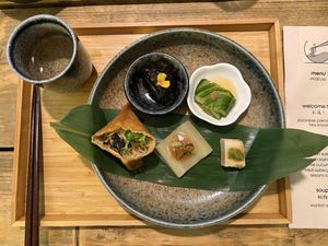 Cold appetizer (1st course)  at Men Impossible in Amsterdam