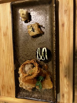 warm appetizers   at Men Impossible in Amsterdam