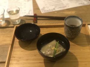 Soup with dumpling   at Men Impossible in Amsterdam