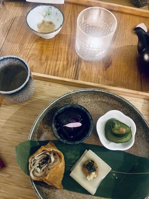 Well-balanced taste of starters #Veganuary at Men Impossible in Amsterdam