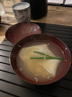 Wonton soup   at Men Impossible in Amsterdam