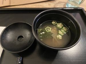 Soup with ladyfingers  at Men Impossible in Amsterdam