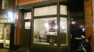 Outside at Men Impossible in Amsterdam