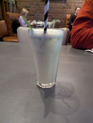 Lemon and mint juice at La Cafetiere in Leeds