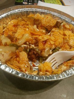 this thing was delicious  at Veggie Planet in Mississauga