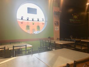 Dining Area at Veggie Planet in Mississauga