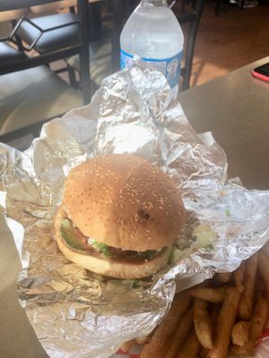 Veggie Burger at Veggie Planet in Mississauga