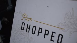sign at Plum Chopped in Seattle