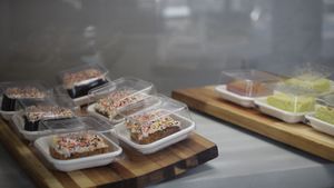 dessert at Plum Chopped in Seattle