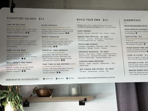 Menu June 2024  at Plum Chopped in Seattle