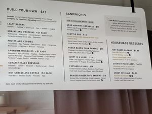 Menu June 2024  at Plum Chopped in Seattle