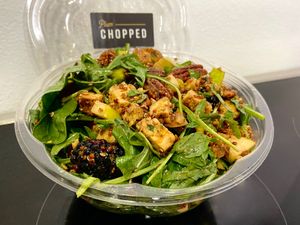 "well aren't you fancy" + tempeh at Plum Chopped in Seattle