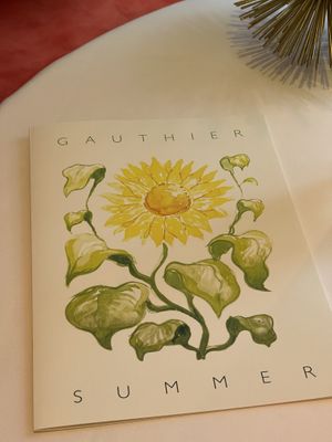 Summer menu at Gauthier Soho in London