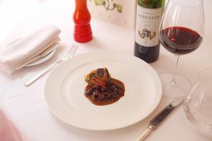 Pithivier-Medoc-table (vegan) at Gauthier Soho in London