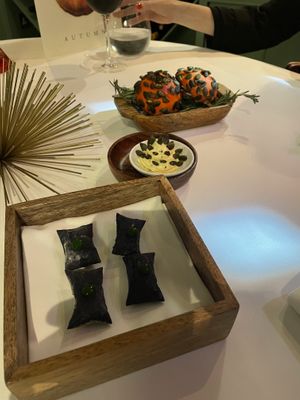 First course Autumn menu at Gauthier Soho in London