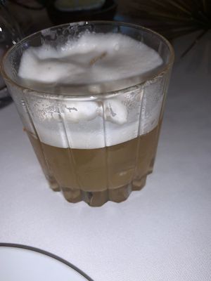 Aquafaba amaretto sour at Gauthier Soho in London