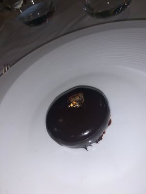 Rich chocolate ganache at Gauthier Soho in London