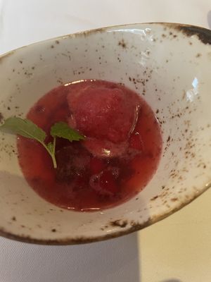 Sorbet   at Gauthier Soho in London