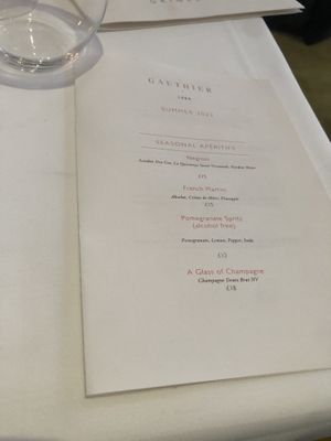   at Gauthier Soho in London