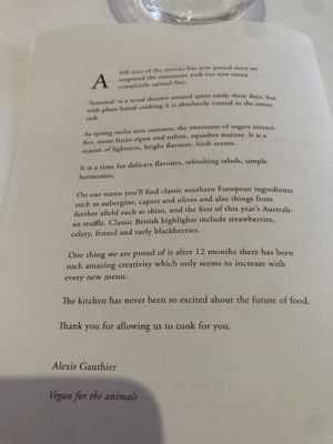   at Gauthier Soho in London