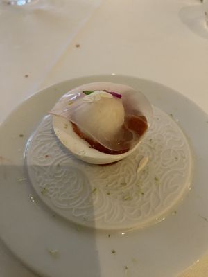 Pre dessert  at Gauthier Soho in London