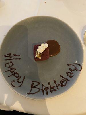 Actual dessert  at Gauthier Soho in London