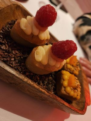 Petit fours at Gauthier Soho in London
