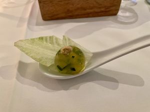 Canapés   at Gauthier Soho in London