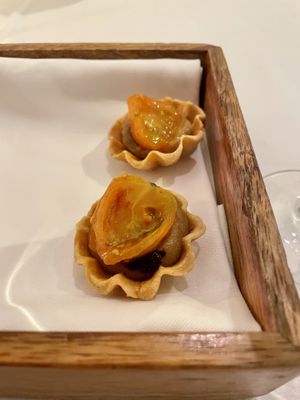 Canapés  at Gauthier Soho in London