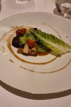 Morels ‘En Cocotte’, braised salsify & crunchy lettuce at Gauthier Soho in London