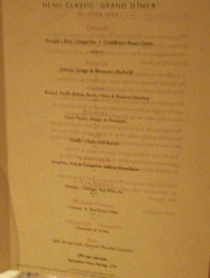 Grand diner at Gauthier Soho in London