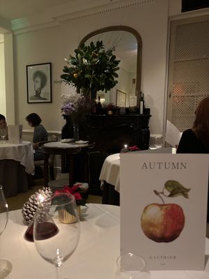 The setting  at Gauthier Soho in London