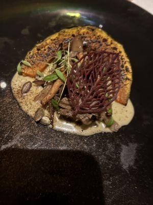 Soft braised tiger squash - this was so flavourful   at Gauthier Soho in London