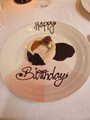 Amazing dessert at Gauthier Soho in London