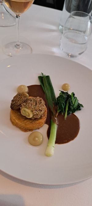 Soft Morel Garden at Gauthier Soho in London