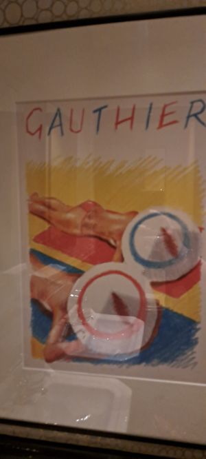 Hall art at Gauthier Soho in London