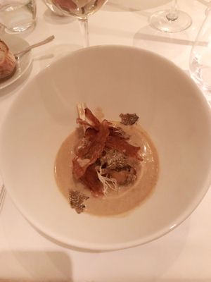 Truffle tortellini  at Gauthier Soho in London