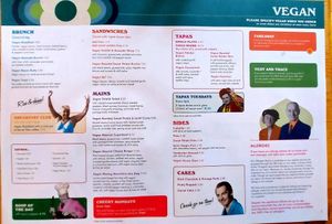 Vegan Menu at Corvo Lounge in Bridgend