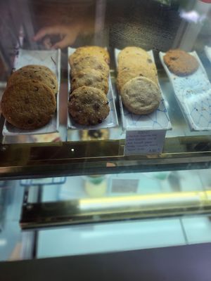 The peanut butter vegan one is saurrr good! A must try❤️ at Crumbs in Phnom Penh