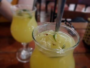 Trà gung (Ginger Tea) at Vietnamese Soul Food in Cat Ba