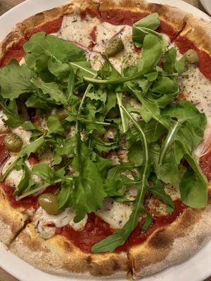 Vegan pizza   at Black Isle Bar and Rooms in Inverness