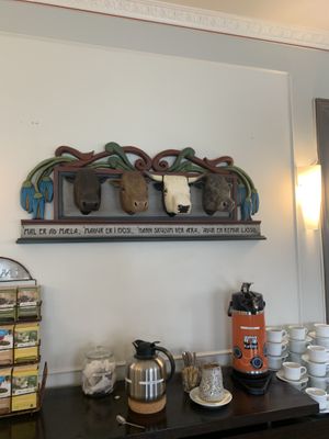 Nice decoration :) at The Settlement Center Restaurant in Borgarnes