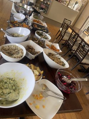 Entirely vegetarian and mostly vegan at The Settlement Center Restaurant in Borgarnes