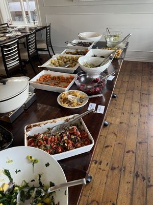 Buffet at The Settlement Center Restaurant in Borgarnes