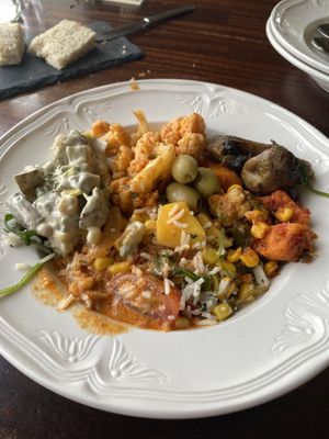 Buffet food  at The Settlement Center Restaurant in Borgarnes