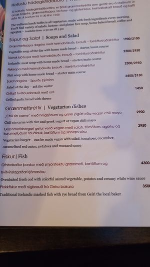  at The Settlement Center Restaurant in Borgarnes